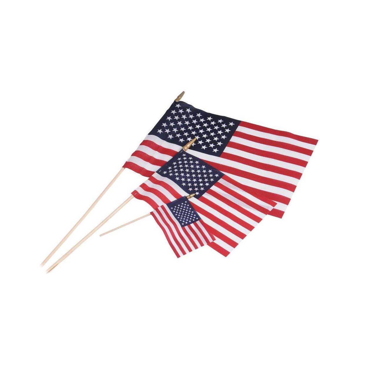 American Flag on Staff Made in the USA