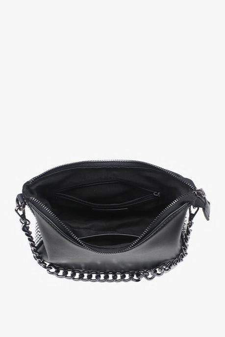 Grommet Detailed Shoulder Bag