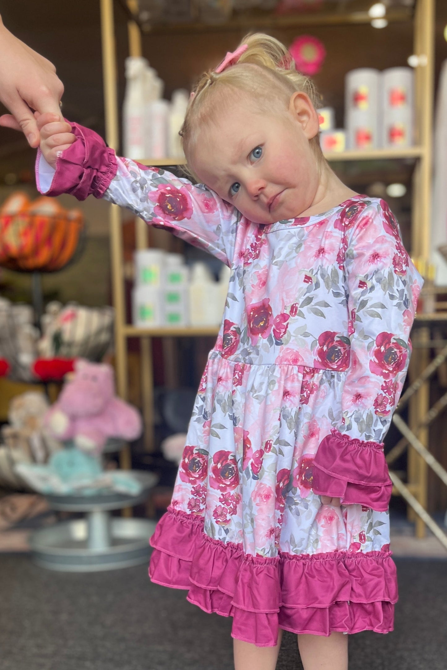 Crimson Blush Girls Dress