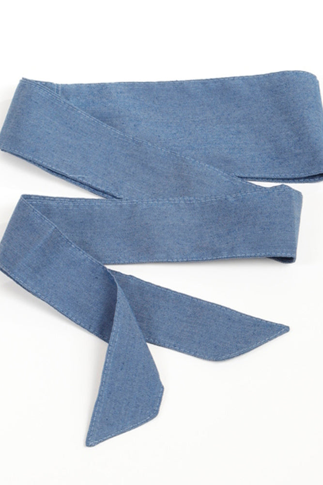 DENIM RIBBON BELT