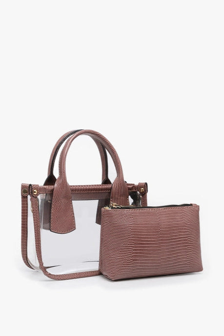 Stacey Clear Satchel w/ Inner Bag