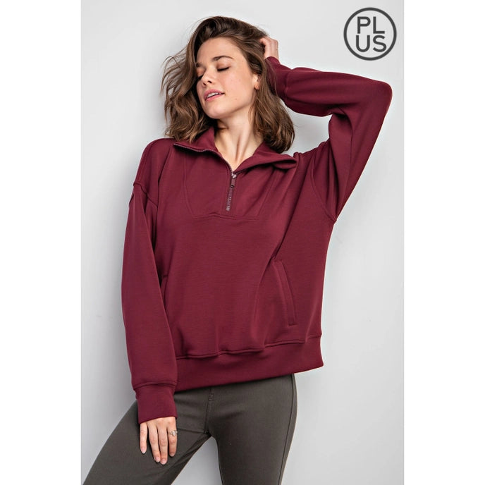 The Monica Quarter Zip