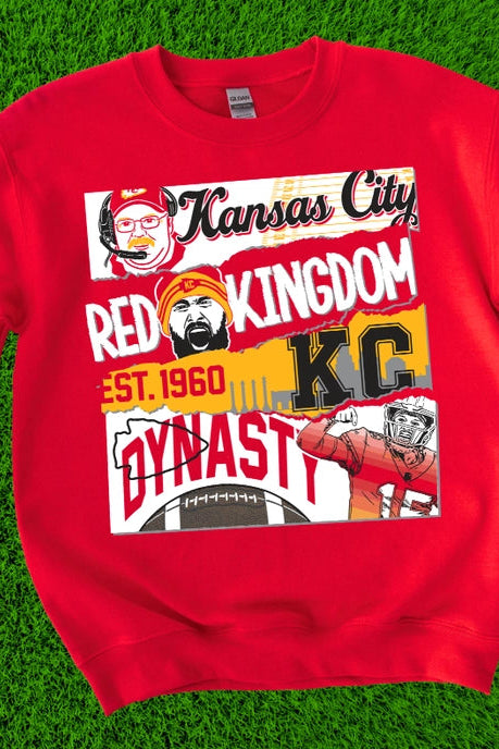 Kc Poster Red Sweatshirt