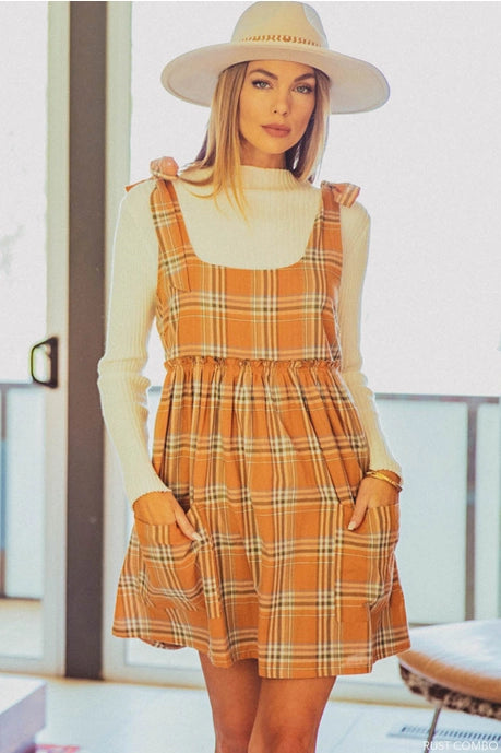 Baby Doll Shoulder Tied Dress
