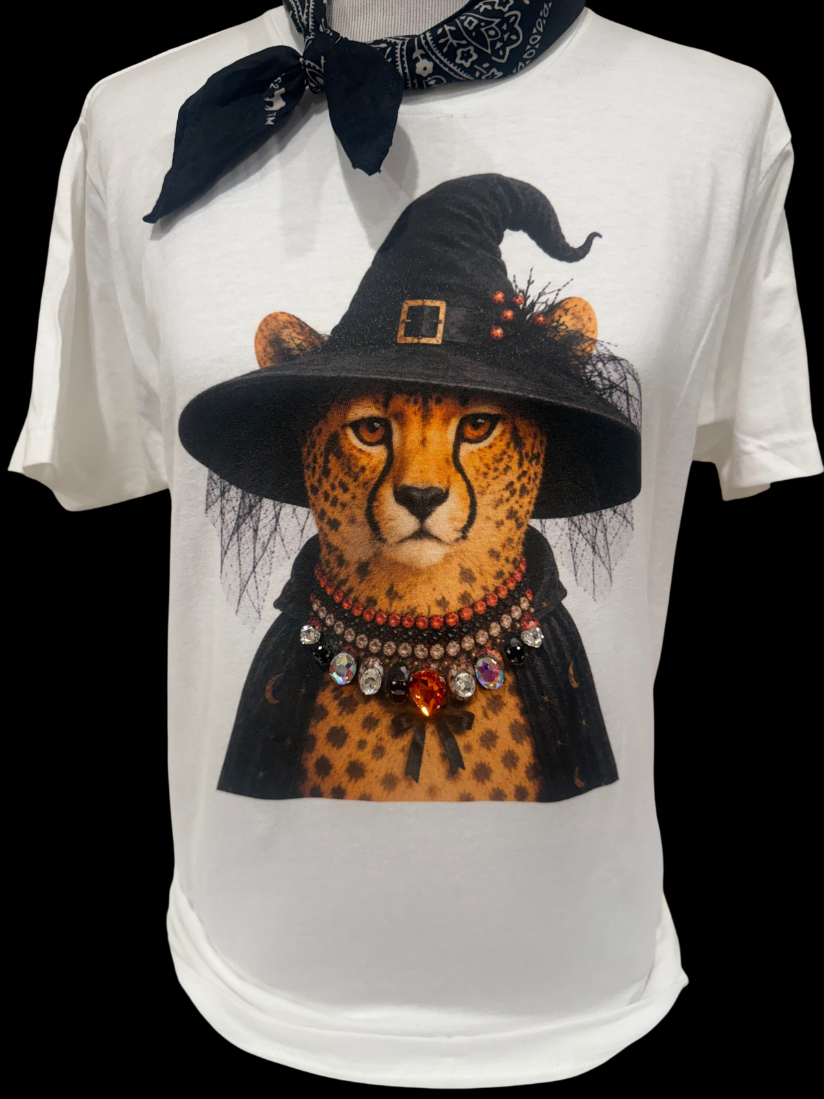 Jeweled Collar Leopard Witch