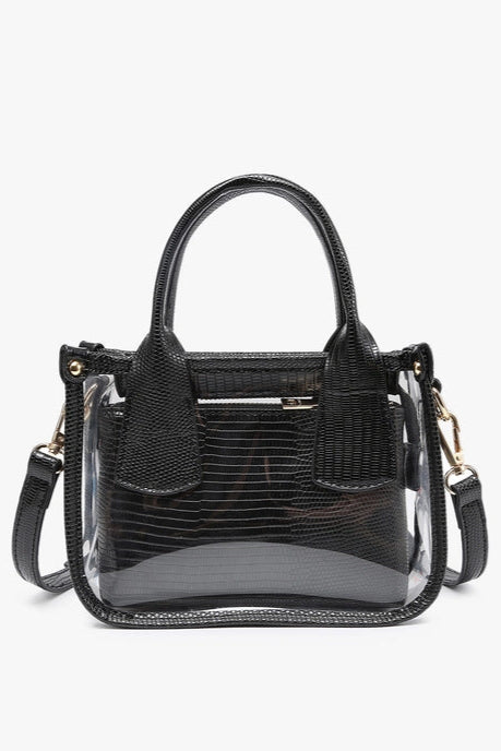 Stacey Clear Satchel w/ Inner Bag