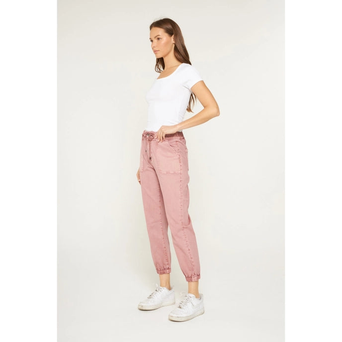 Deep Pink High Rise Jogger