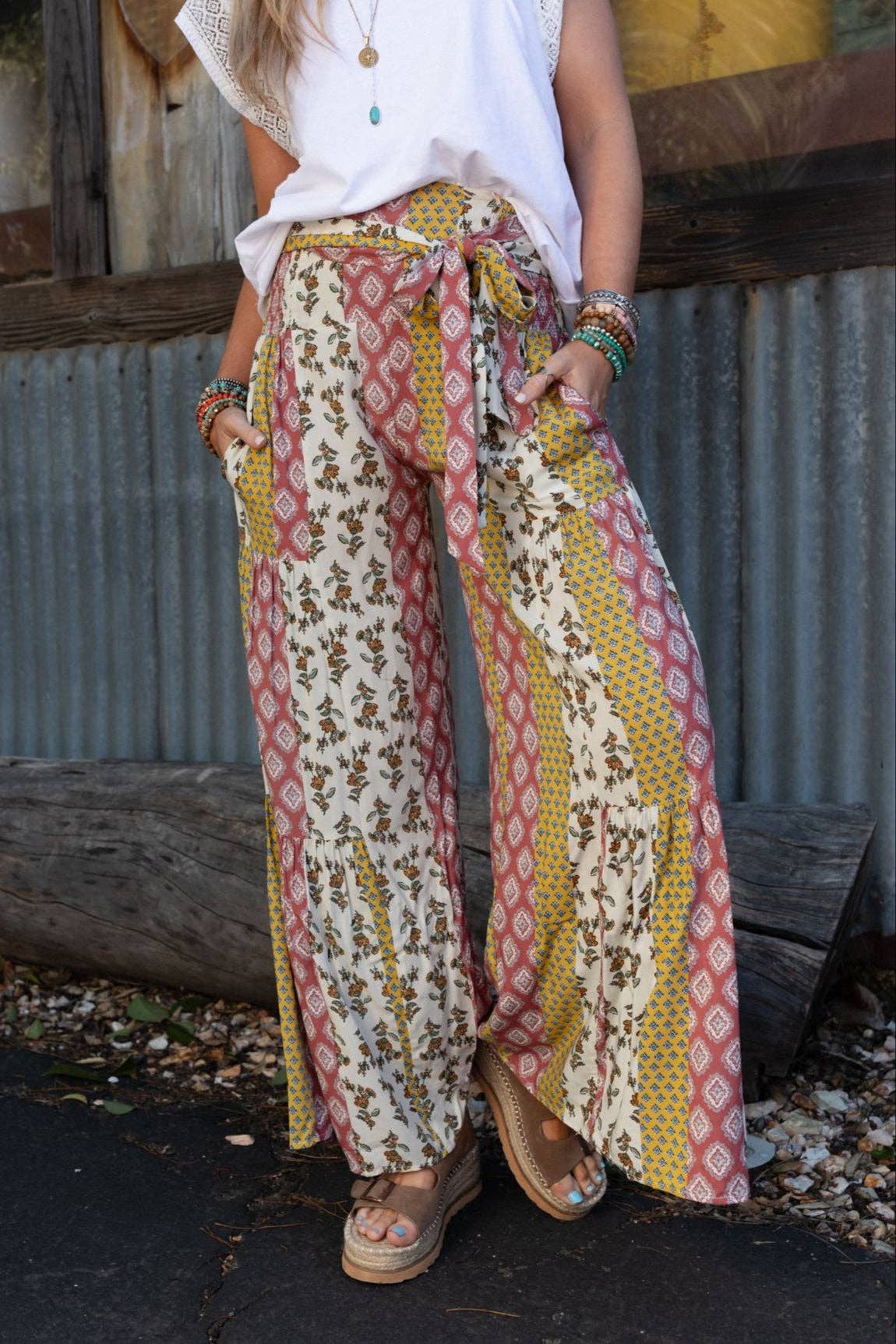 Secret Admirer Printed Pants