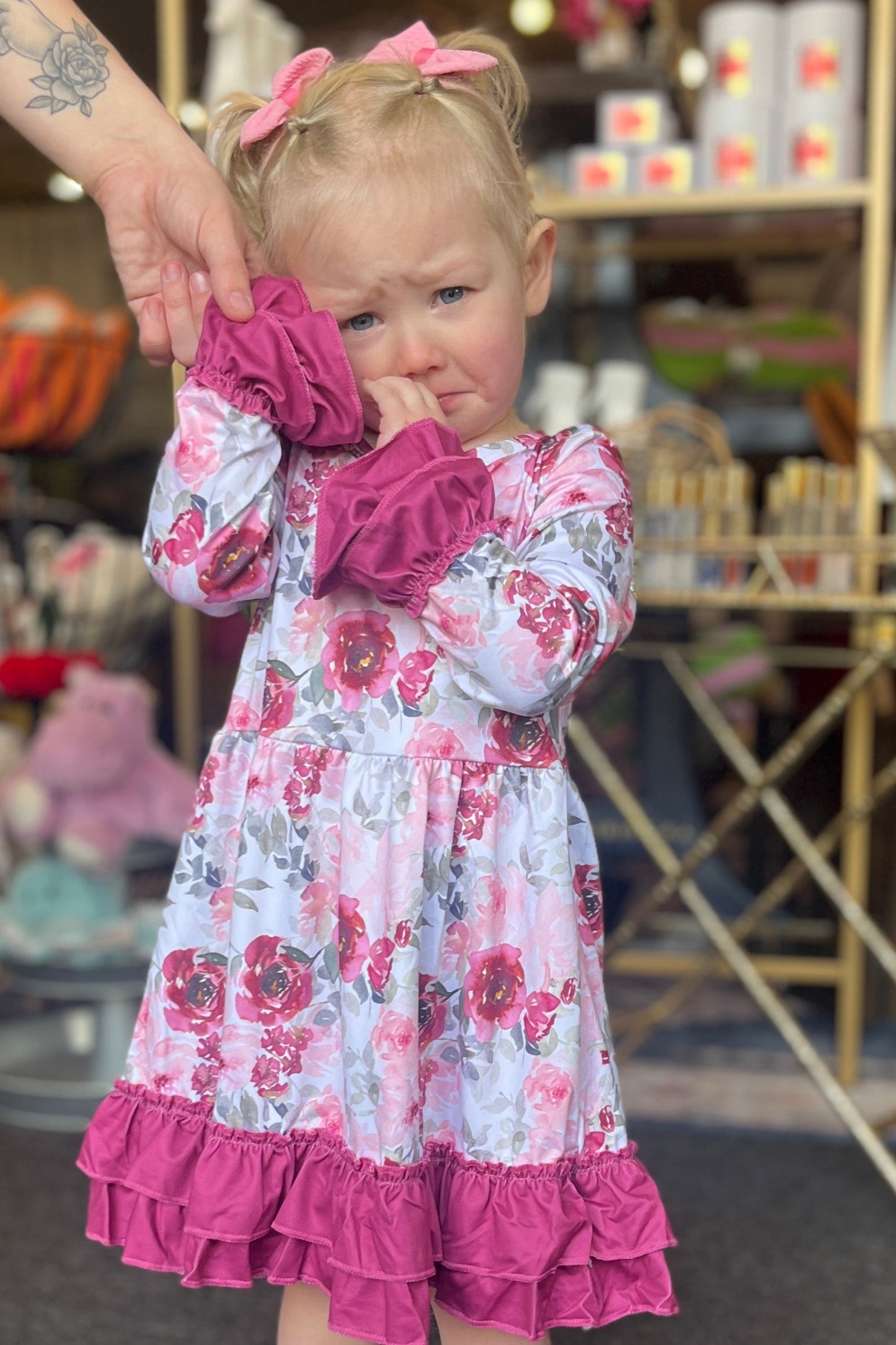 Crimson Blush Girls Dress