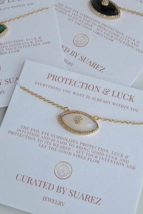 Diamond Evil Eye Necklace