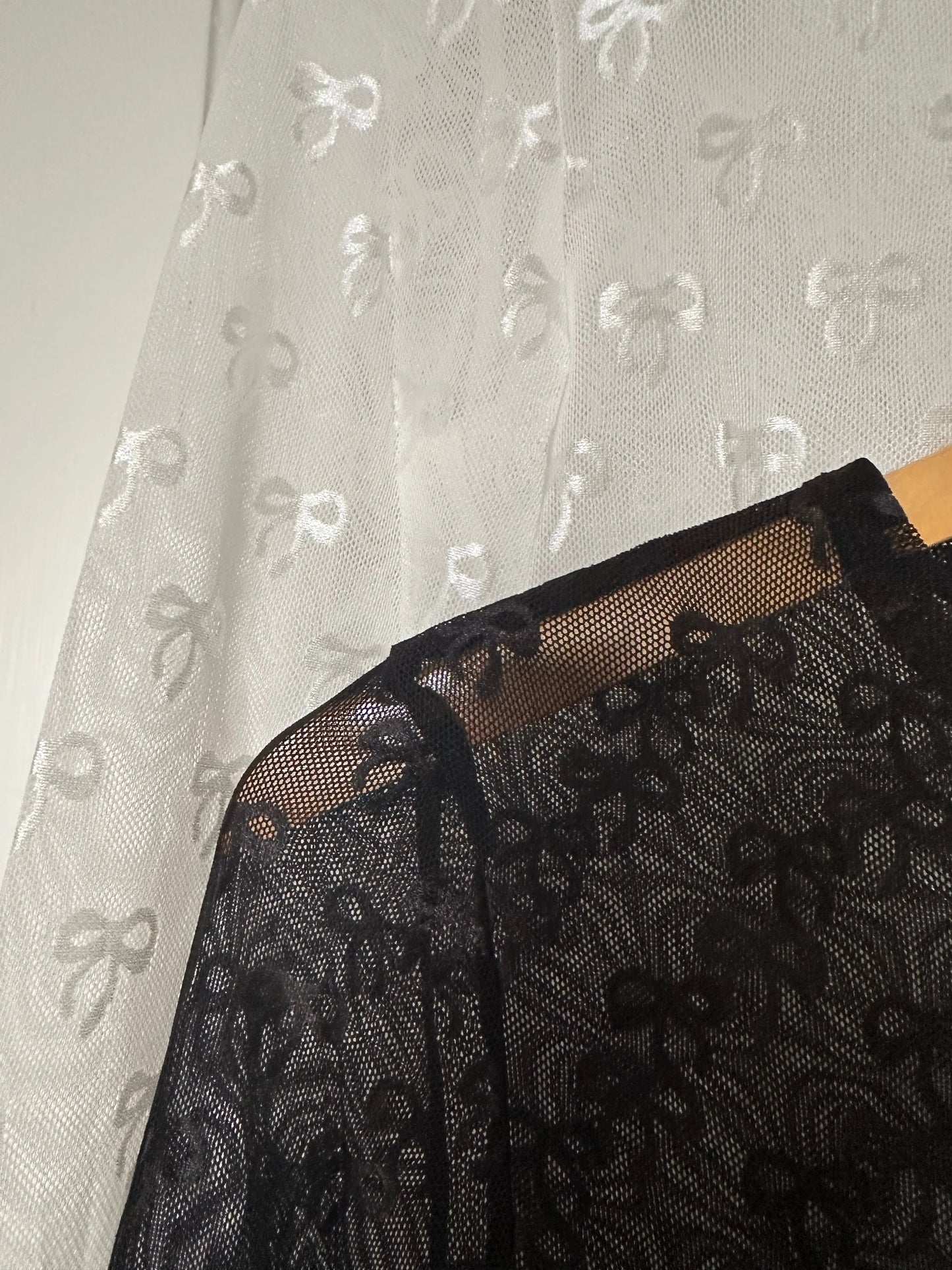 Bow Sheer Layering Top