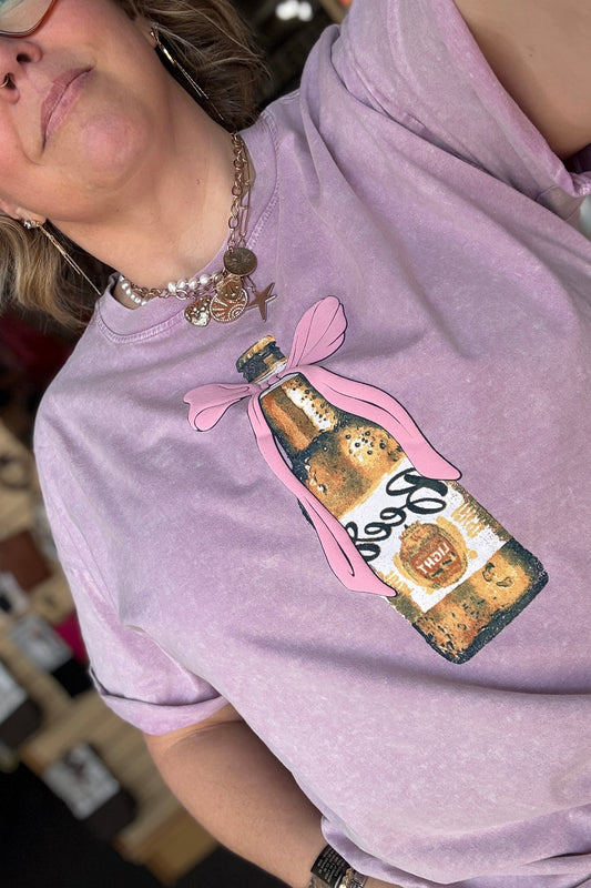 Coquette Bow/Beer Tee