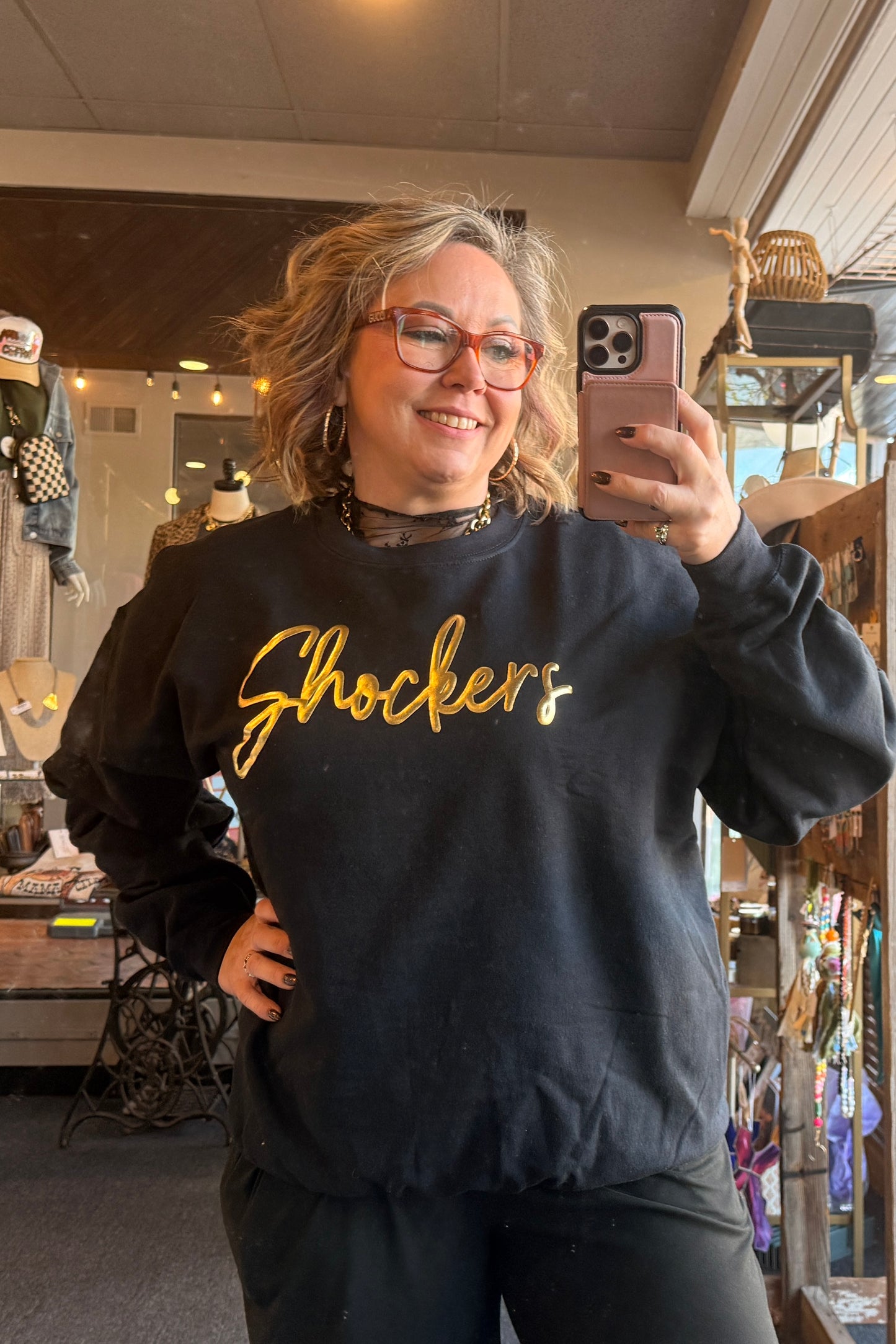 Shockers Metallic Gold Puff
