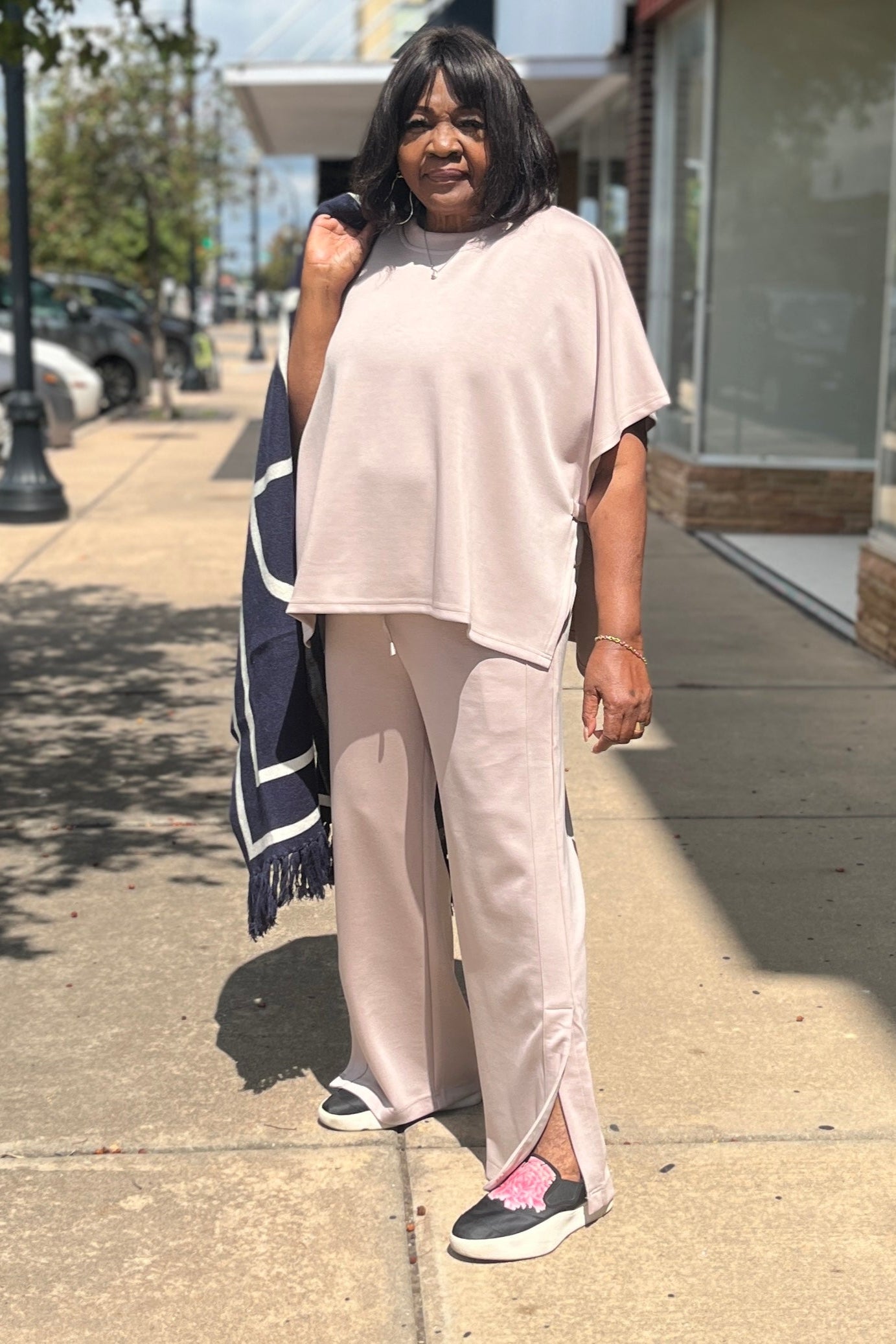 Butter Modal Side Binding Wide Leg Pants