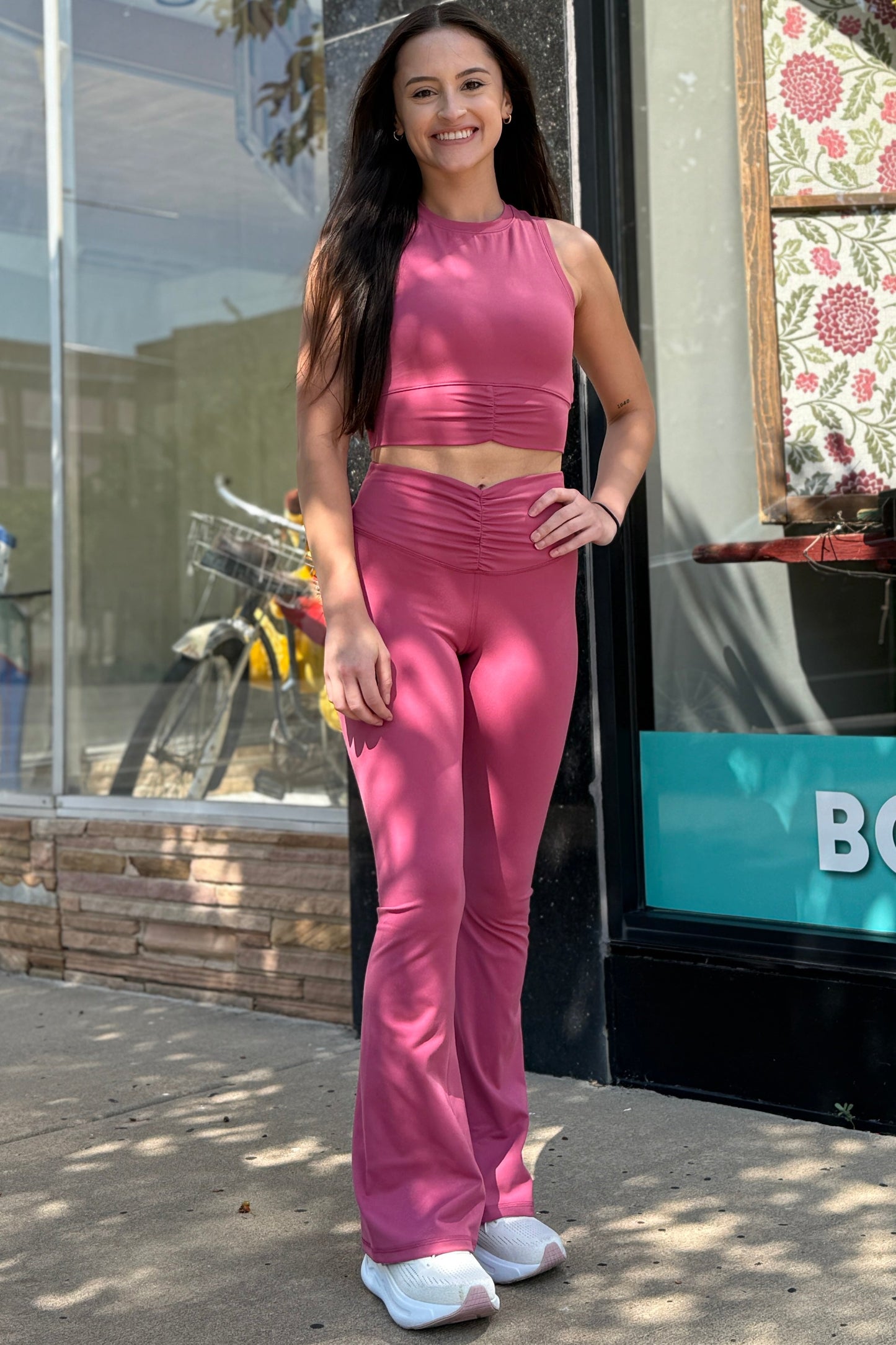 Venice Scrunch Racerback Active Top