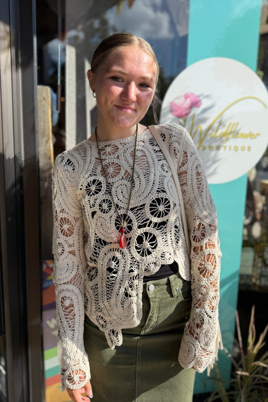 Asymetrical Crochet Top