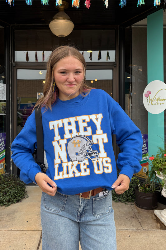 Salthawks They Not Like Us Crew Neck