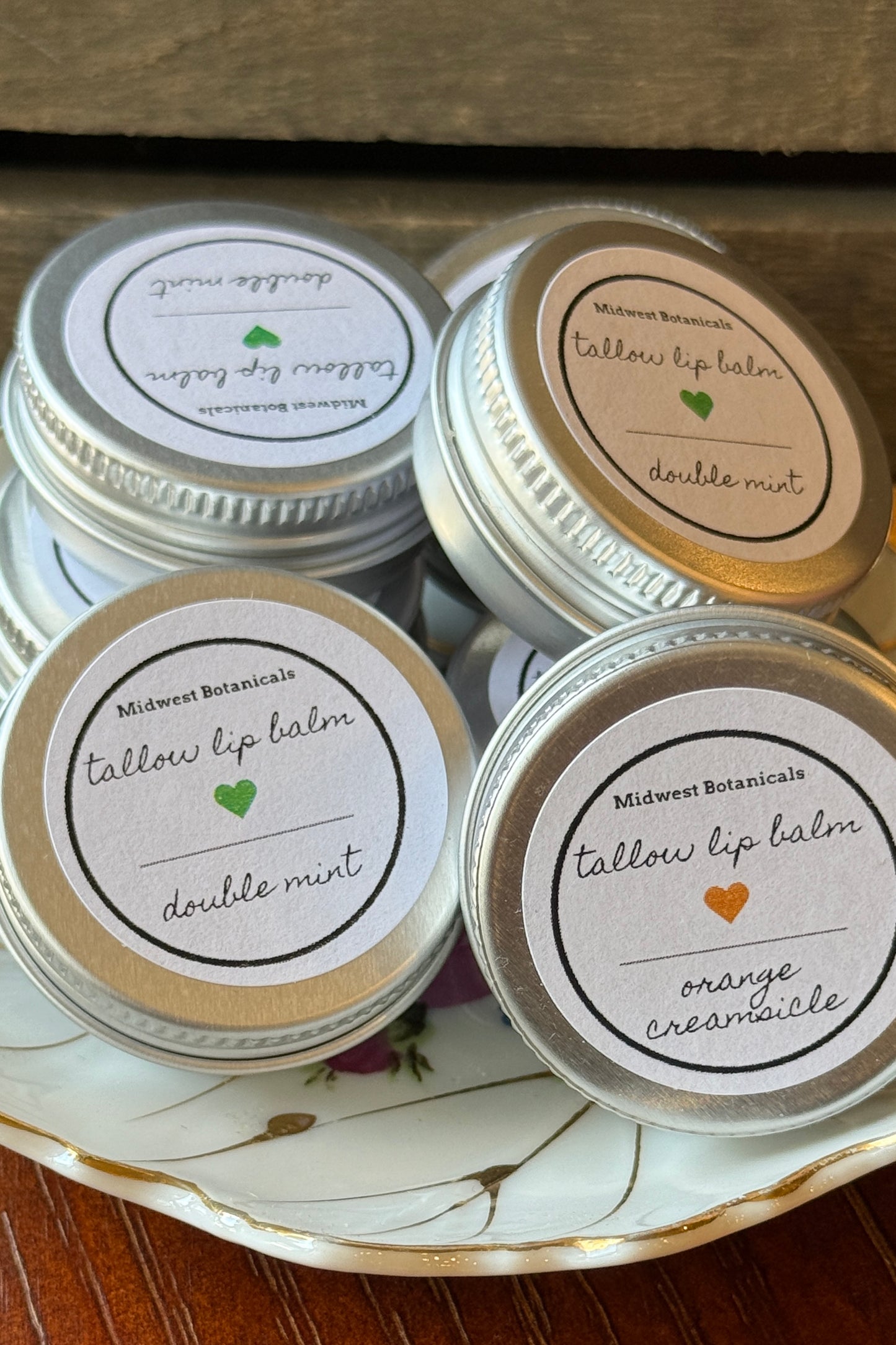 Tallow lip balm