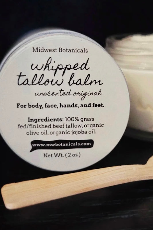 Whipped tallow balm