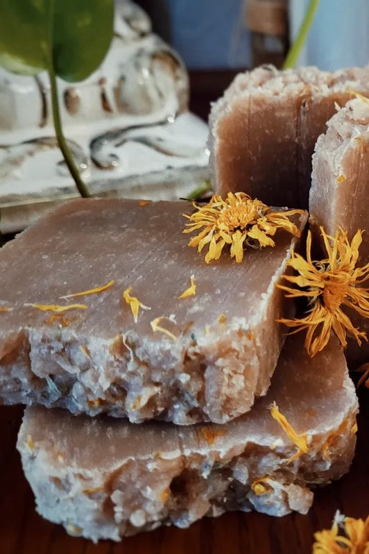 Goat Milk & Honey,Rosemary & Calendula Tallow Soap