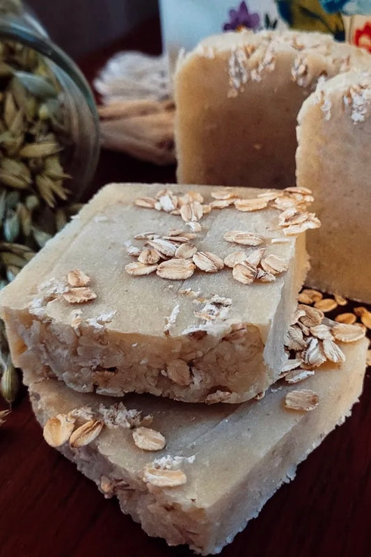 Unscented Honey & Oat Tallow Soap