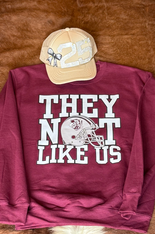 Crusaders They Not Like Us Crew Neck