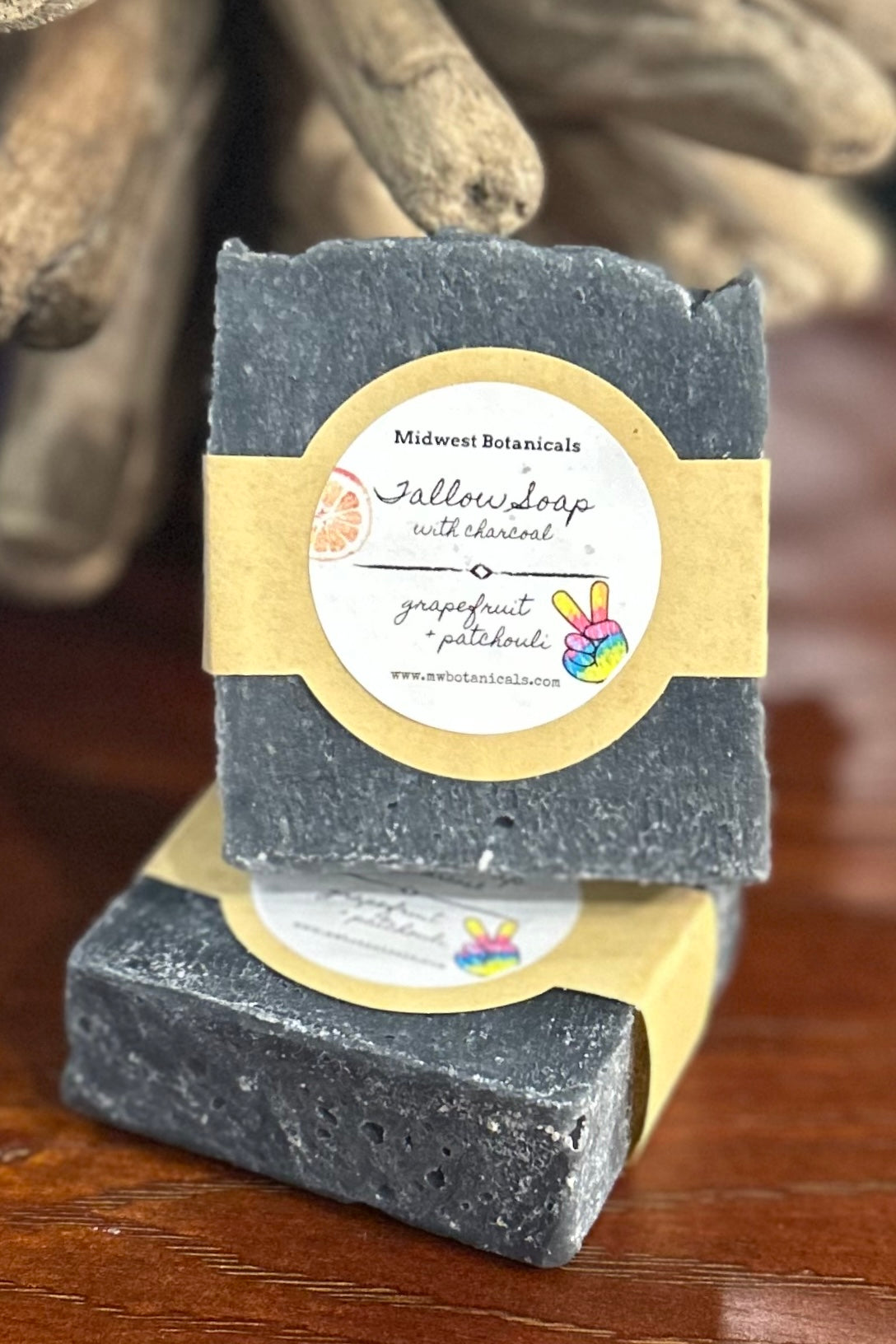 Grapefruit & Patchouli Charcoal Soap