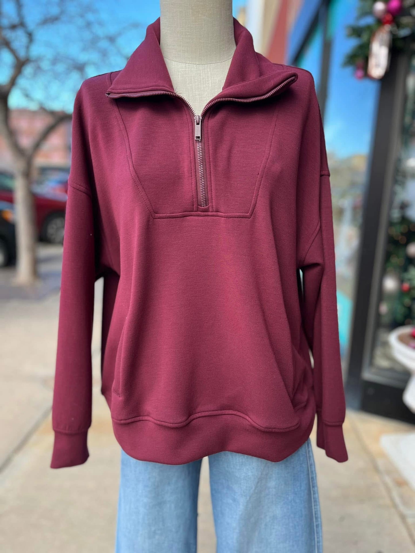 The Monica Quarter Zip