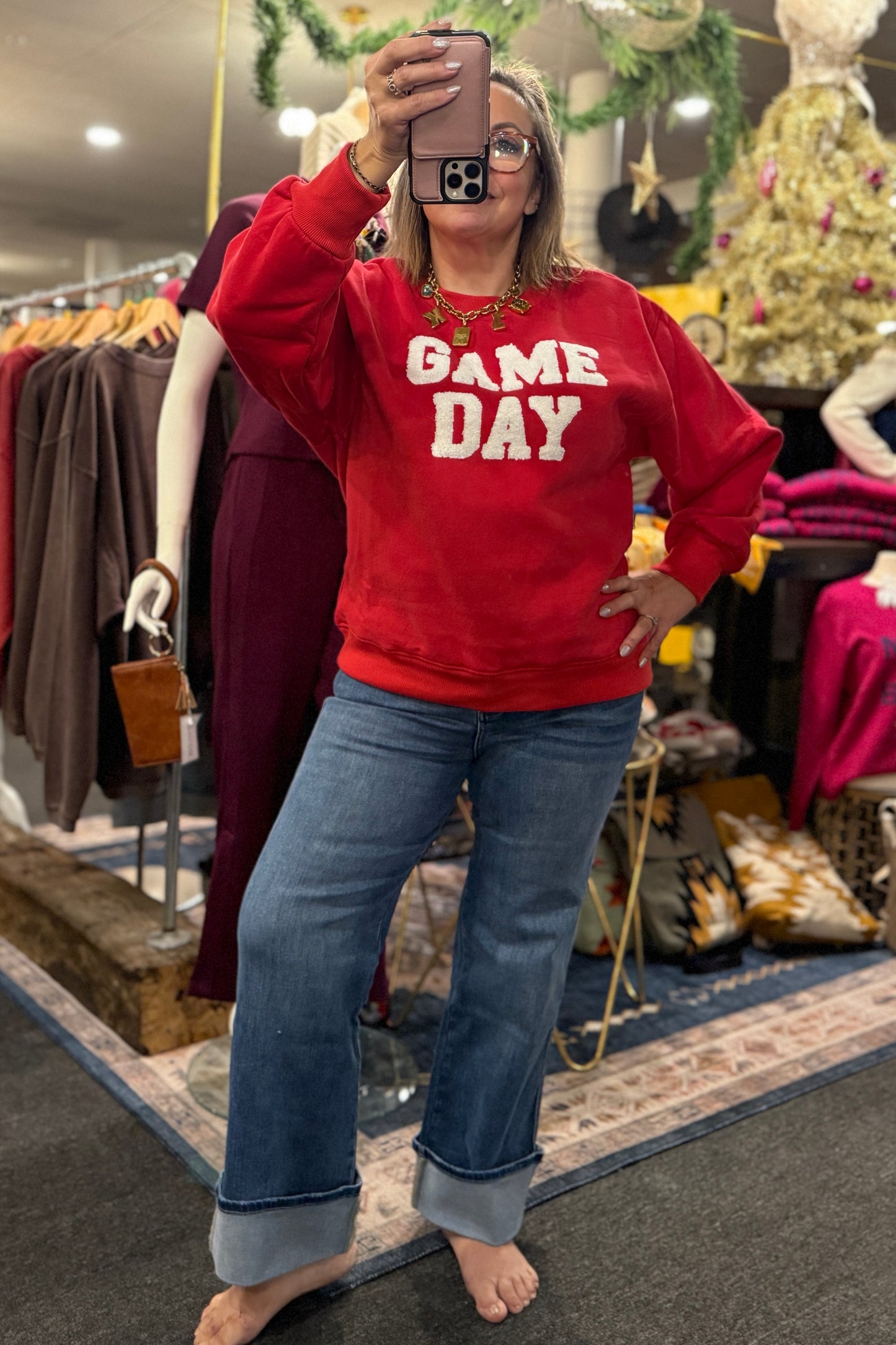 Red Game Day Sweatshirt