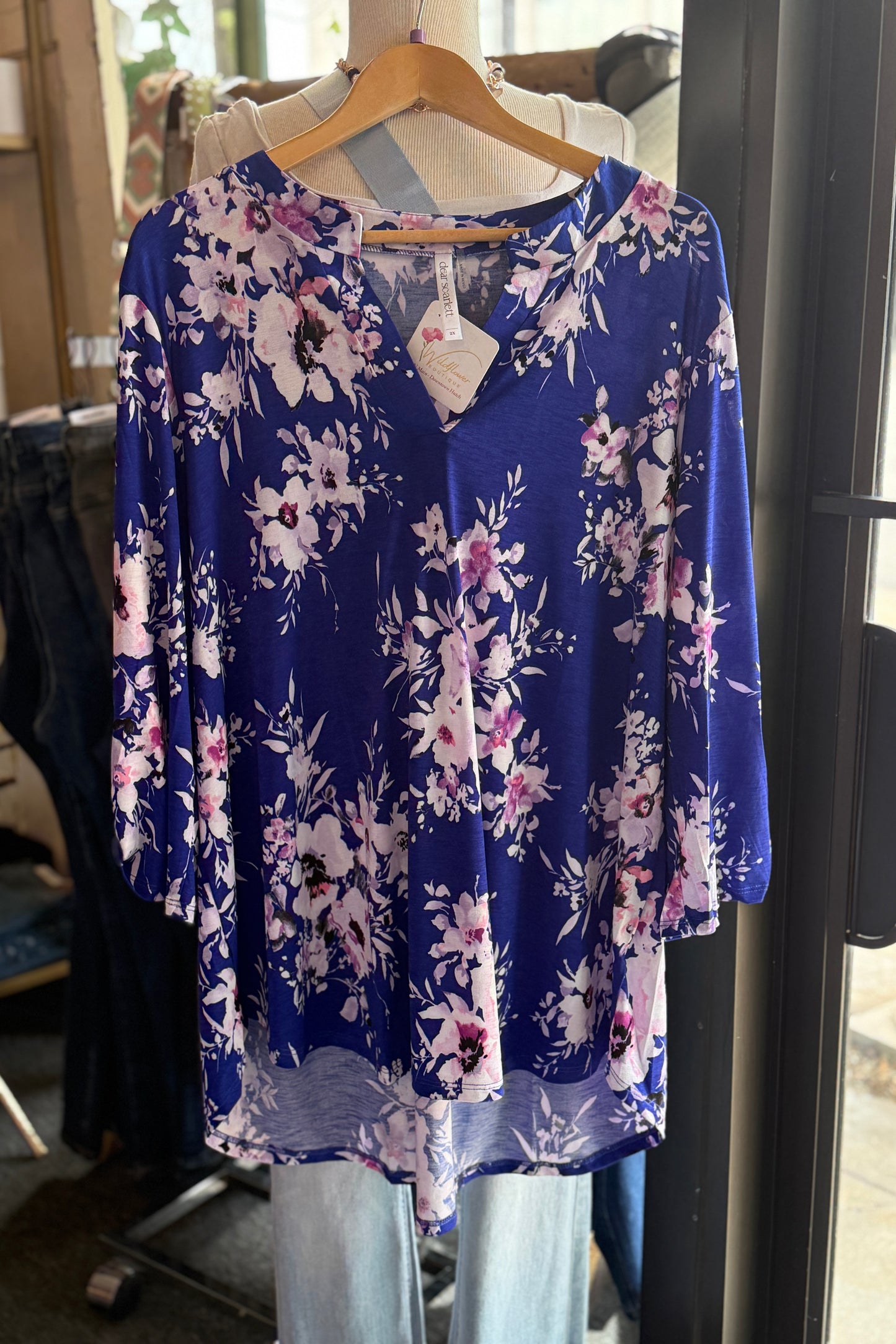 Lizzy Royal Floral 3/4 Sleeve