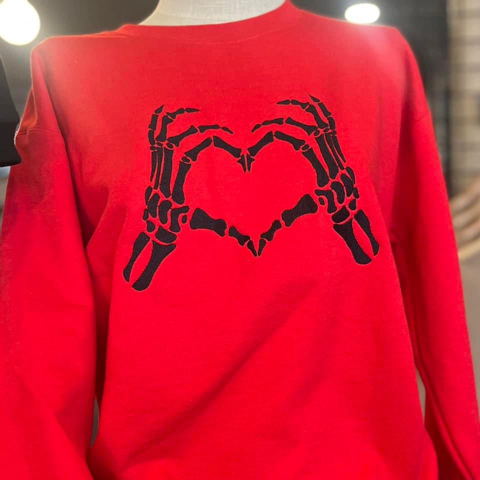 Hand/Heart Crew Neck