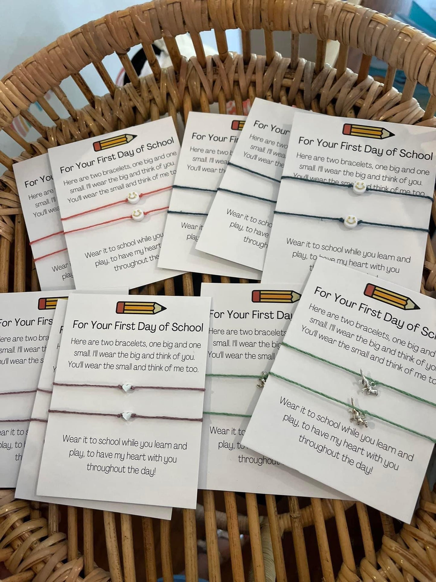 First Day of School Bracelet