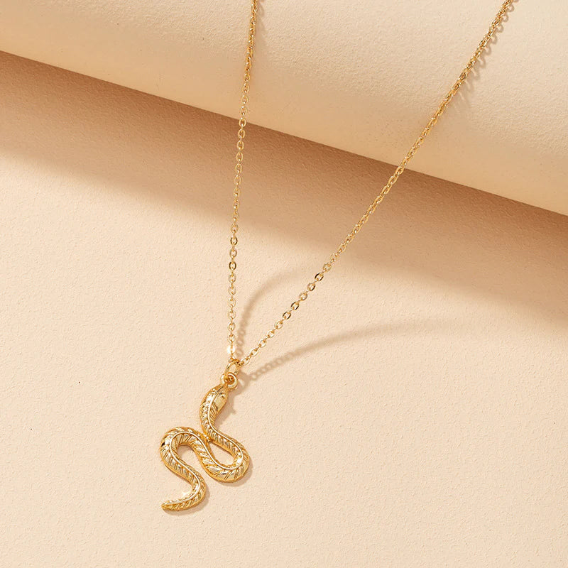 Golden Serpent Necklace