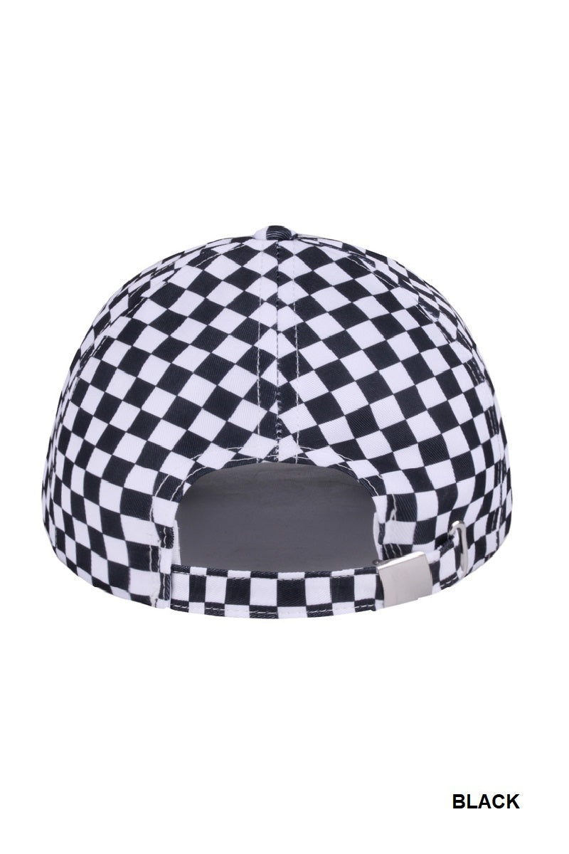 Checkered Baseball Hat