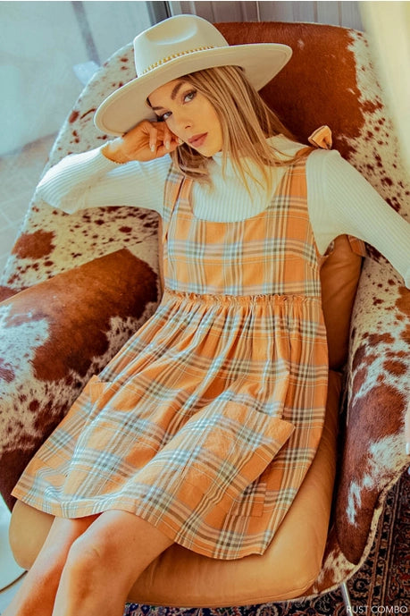 Baby Doll Shoulder Tied Dress