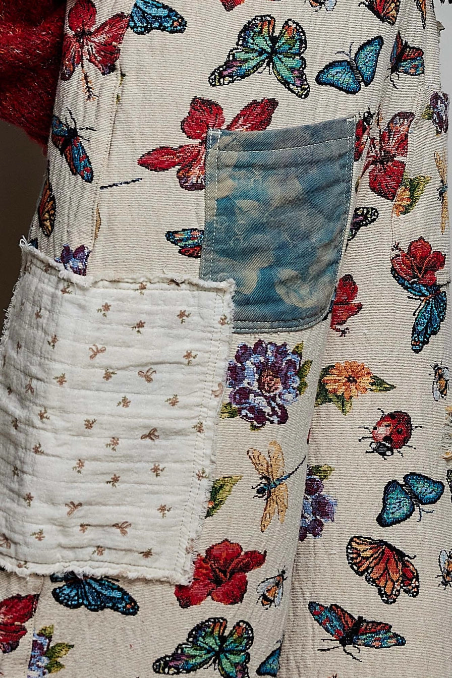 Vintage Floral Patchwork Overalls