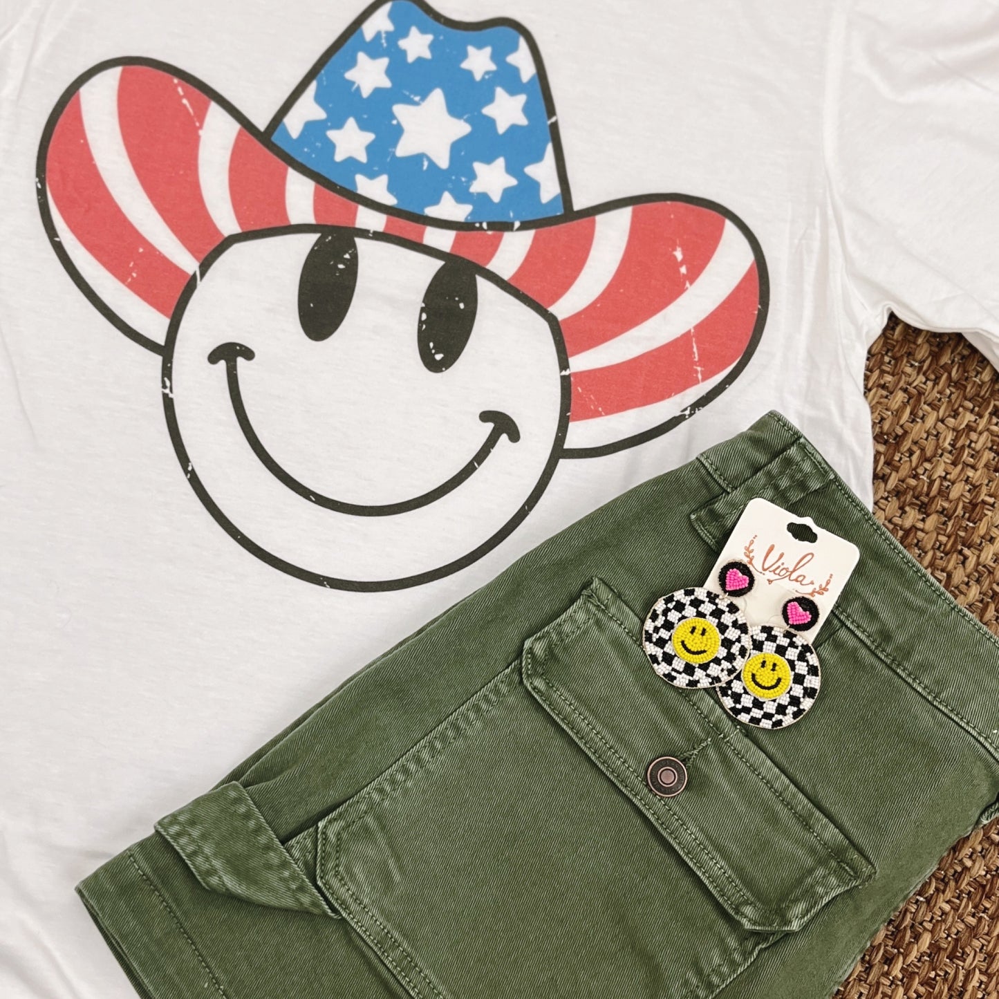 Smiley Cowboy Tee