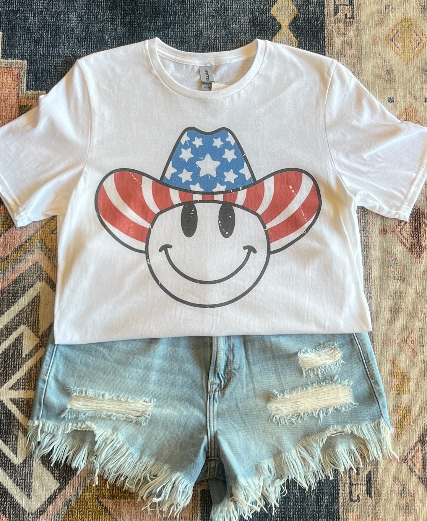 Smiley Cowboy Tee
