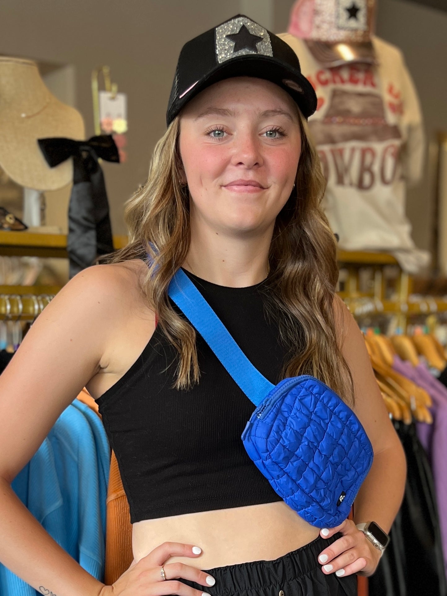 Quilted Puffer Fanny Pack Belt Bag