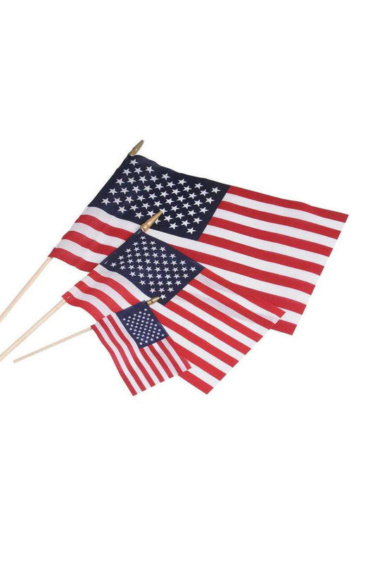 American Flag on Staff Made in the USA