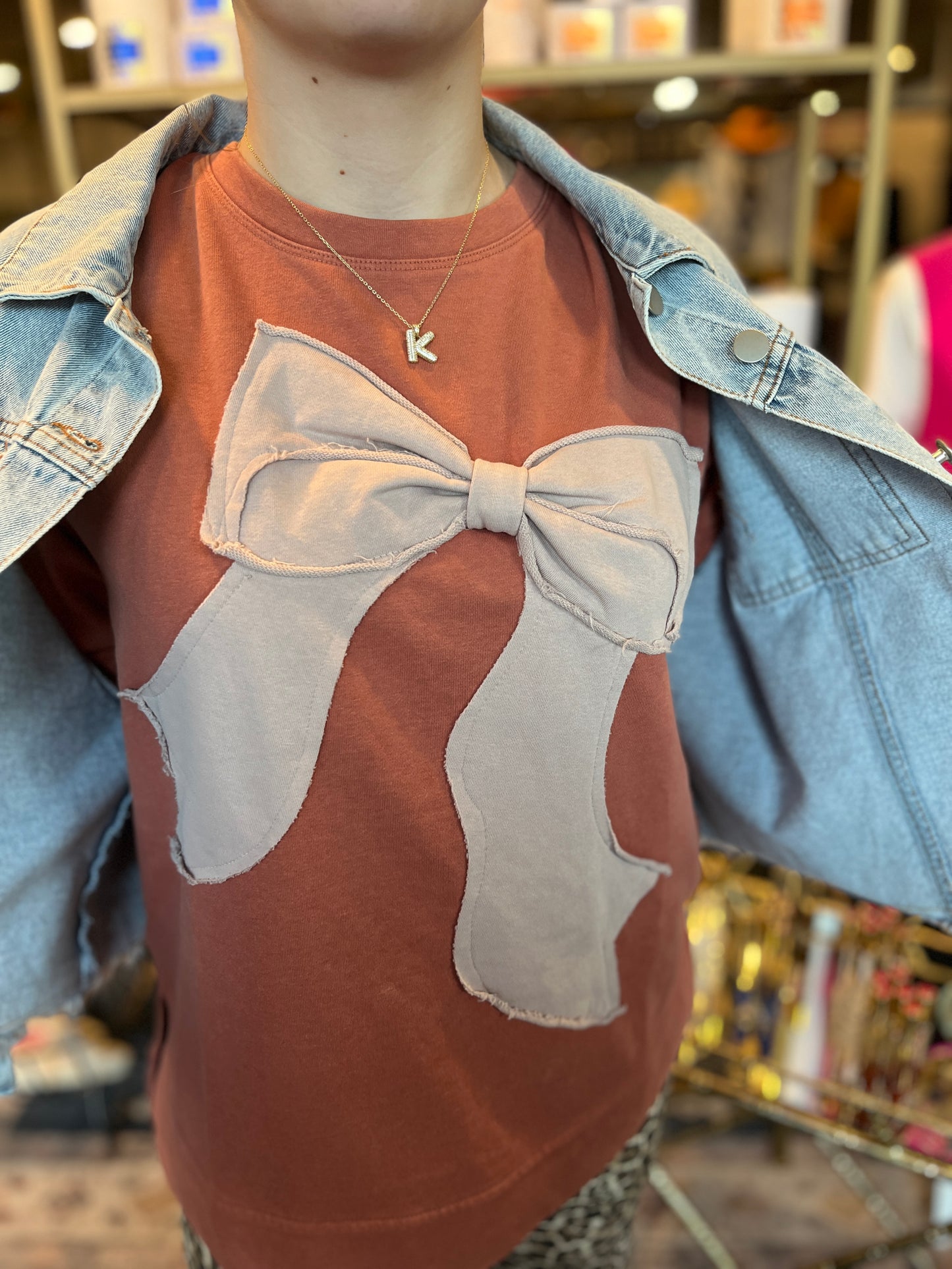 Ribbon Patch Top