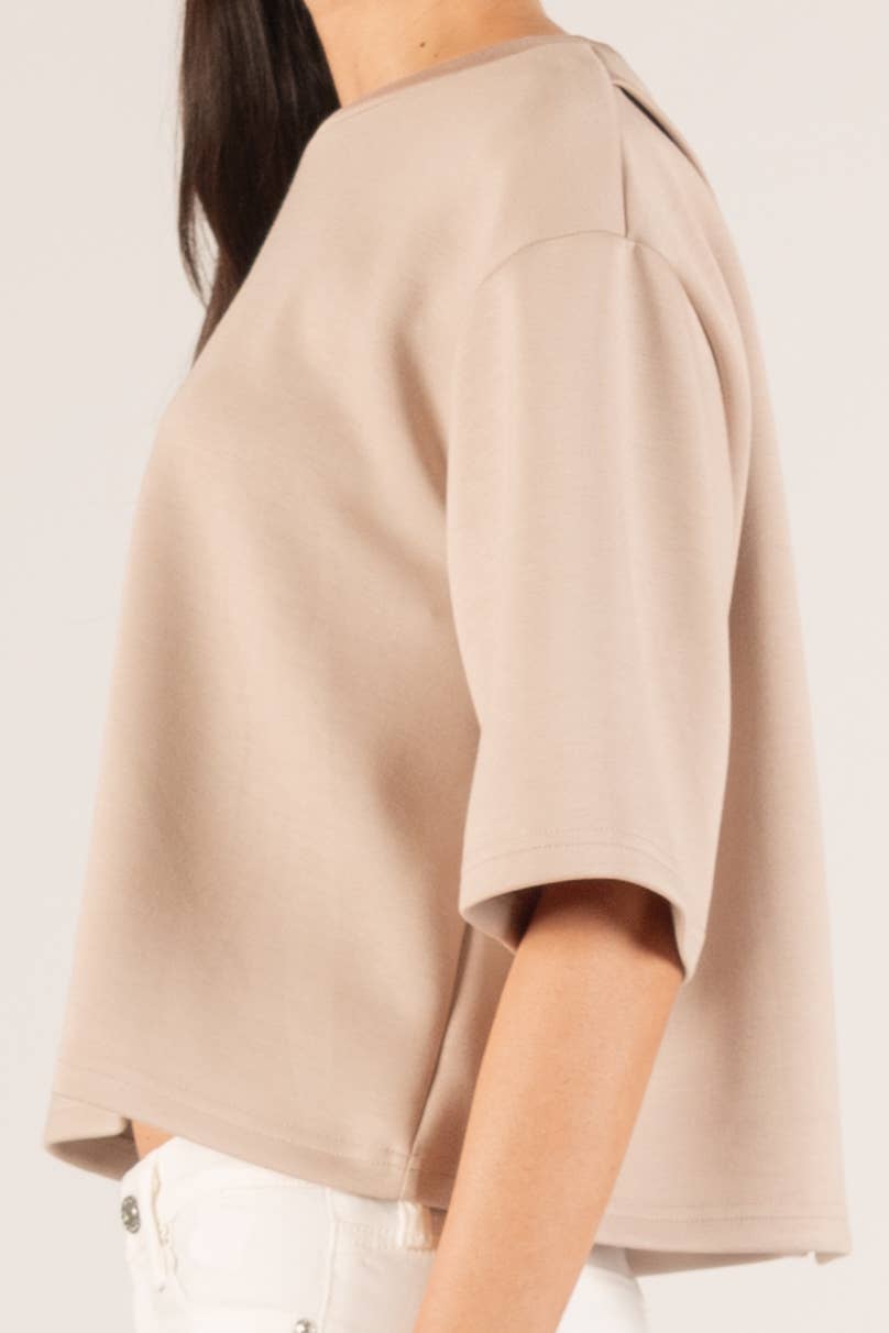 Hazel Overlap Back Top