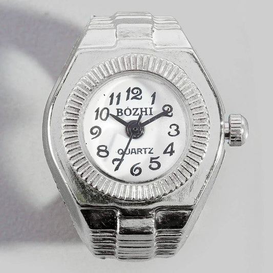 Stainless Steel Ring Watch