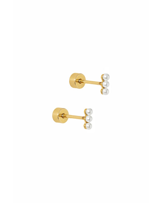 Screwback Stud Earrings - Janie Pearl