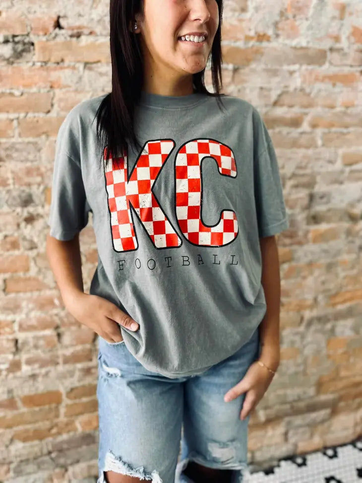 KC Checked Tee