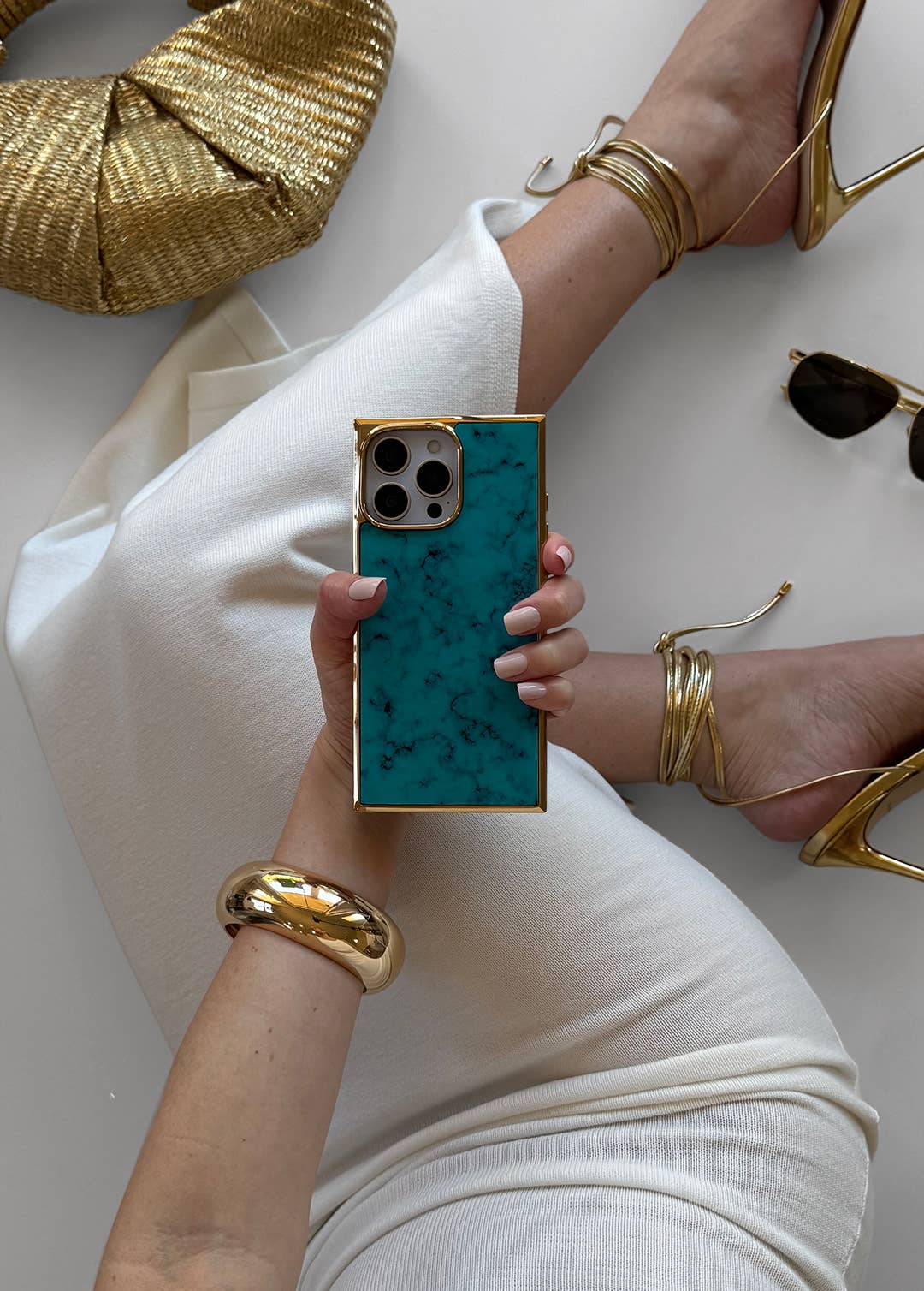 Gilded Turquoise MagSafe iPhone Case