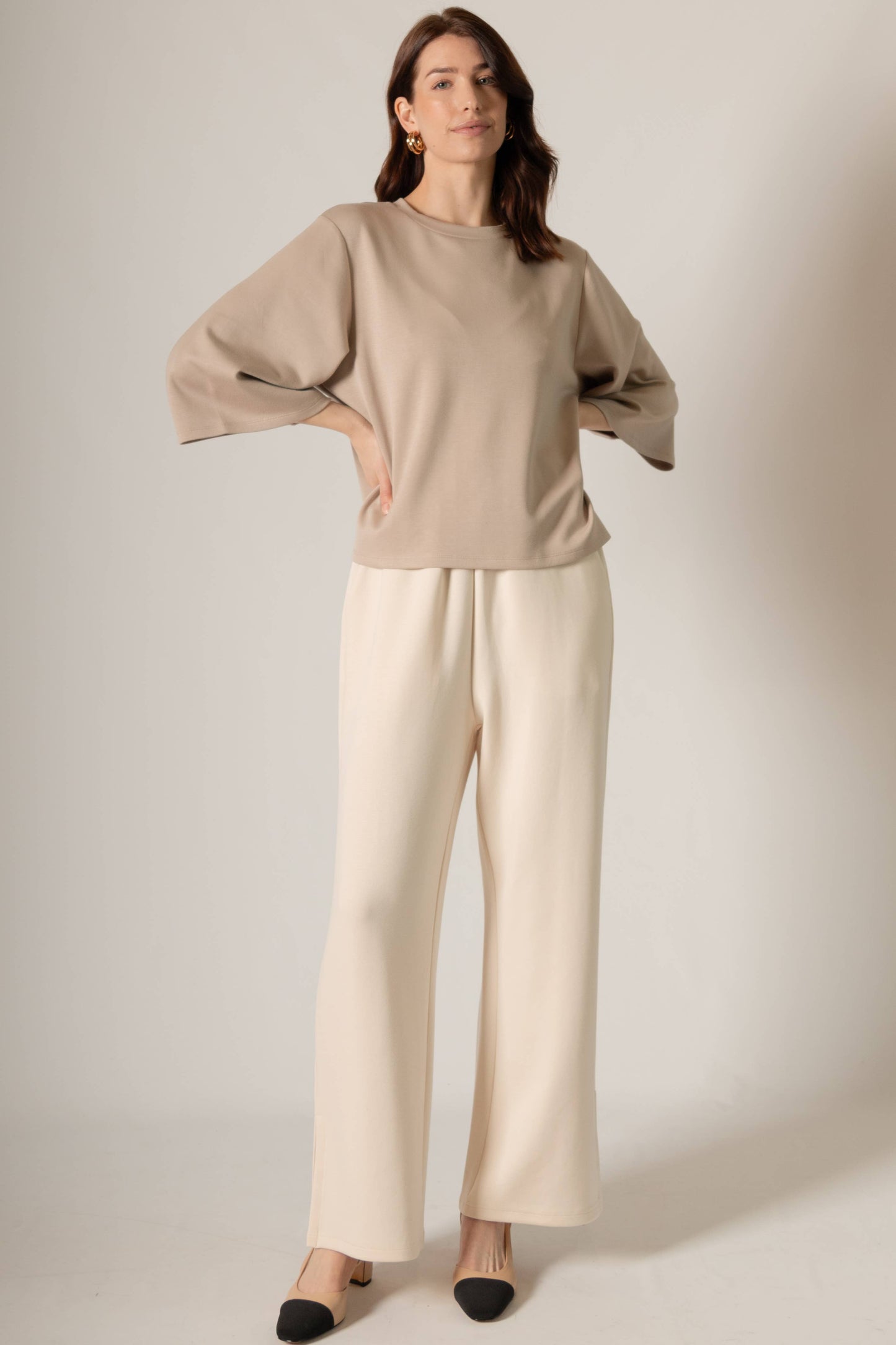 Charlotte Quarter Length Sleeve Top