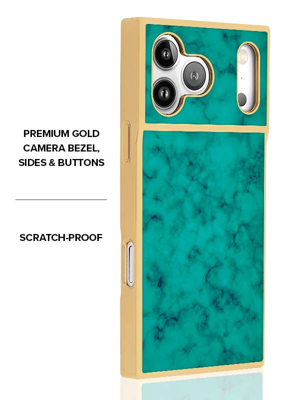 Gilded Turquoise MagSafe iPhone Case
