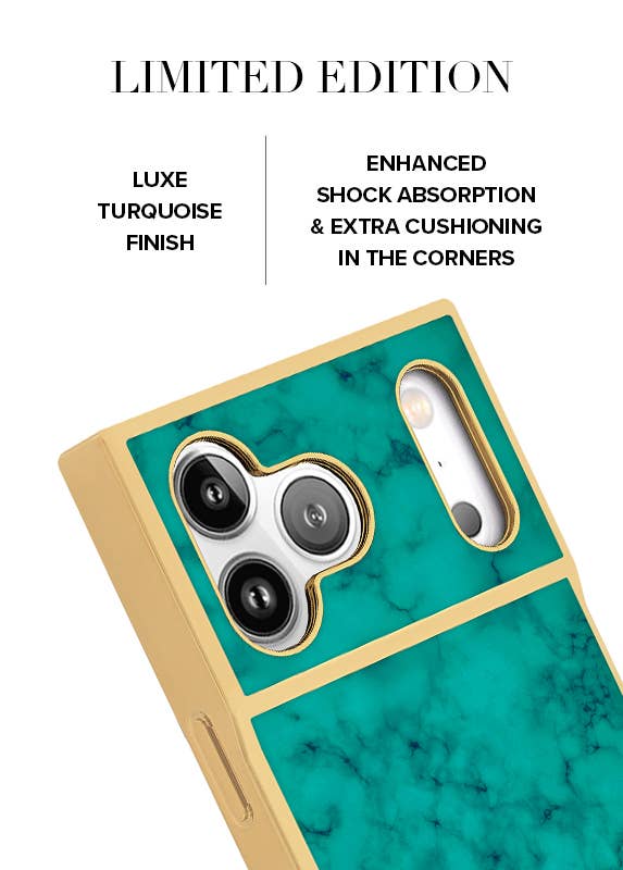 Gilded Turquoise MagSafe iPhone Case