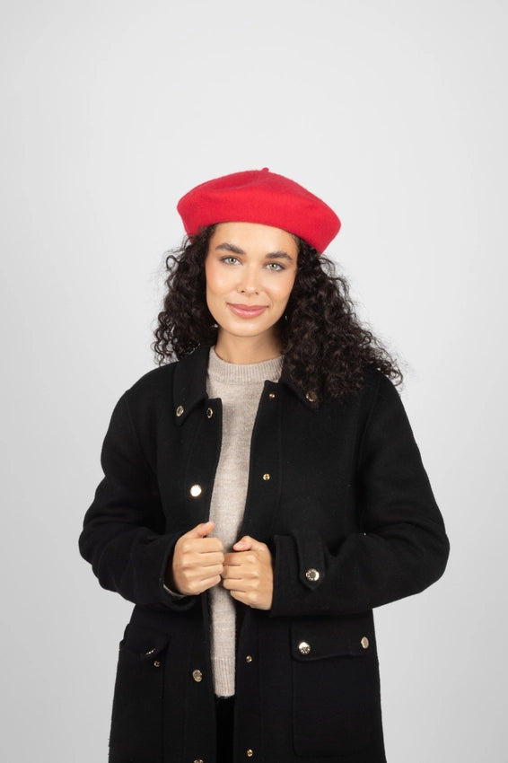 Solid Wool Beret Hats